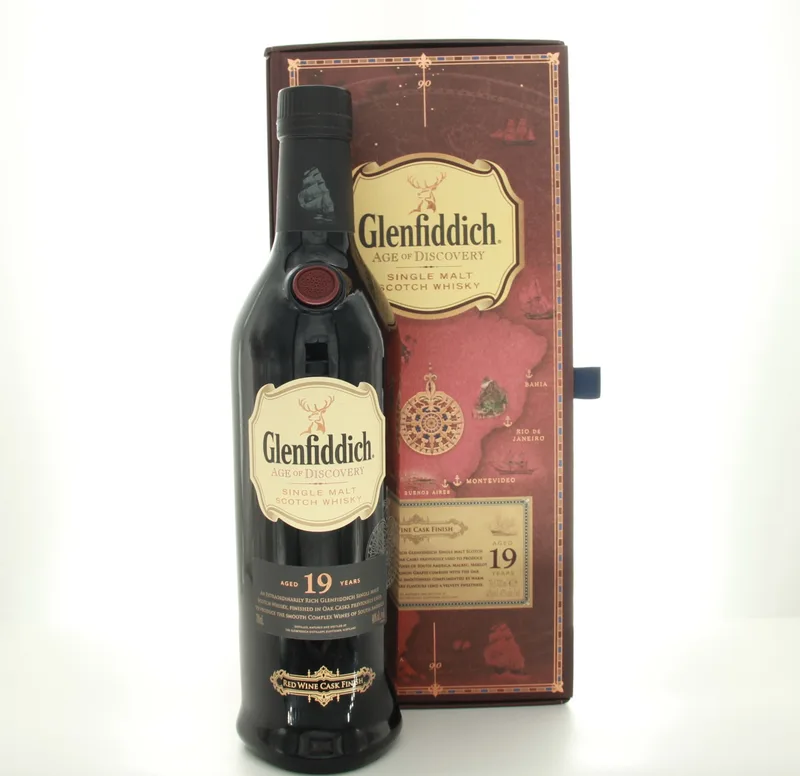 Glenfiddich 19 Year Old – Age of Discovery Red Wine Cask Finish (70cl, 40%)