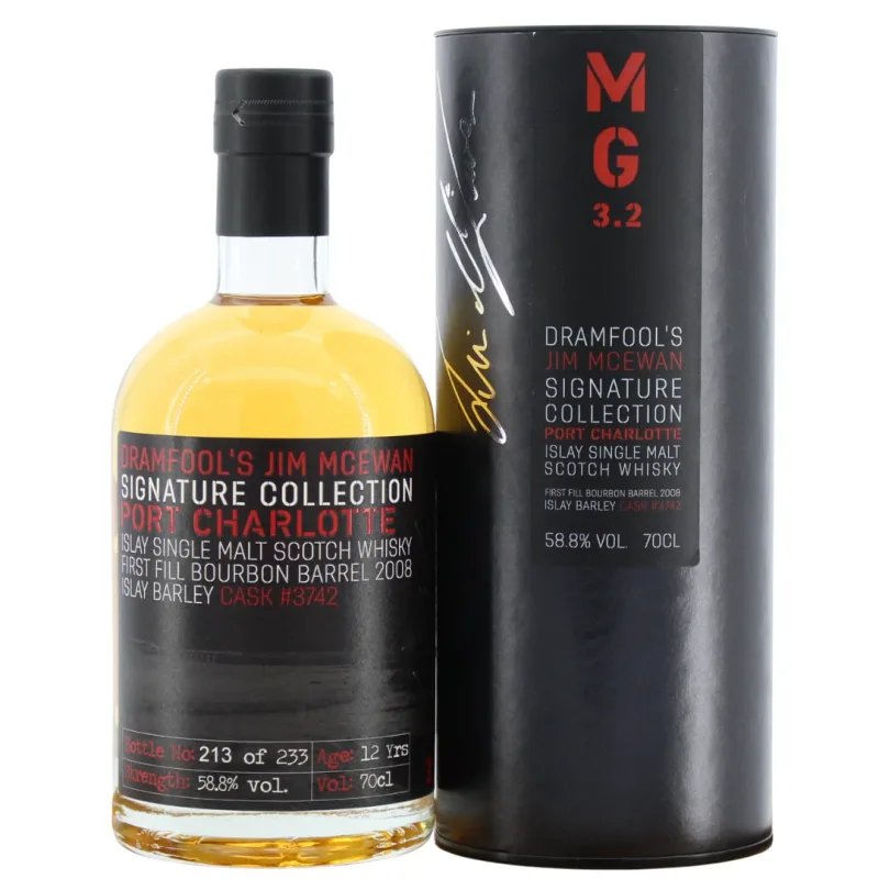 Port Charlotte – 12 Year Old 2008/2021 Jim McEwan Signature Collection 3.2 First Fill Bourbon Barrel