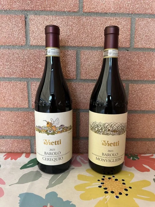 2021 Vietti: Cerequio & Monvigliero - Barolo DOCG - 2 Bottles (0.75L)