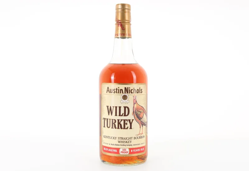 Austin Nichols Wild Turkey 8 Year Old Kentucky Bourbon, Lawrenceburg, Distilled 1986, Bottled 1994 (1L, 50.5%)
