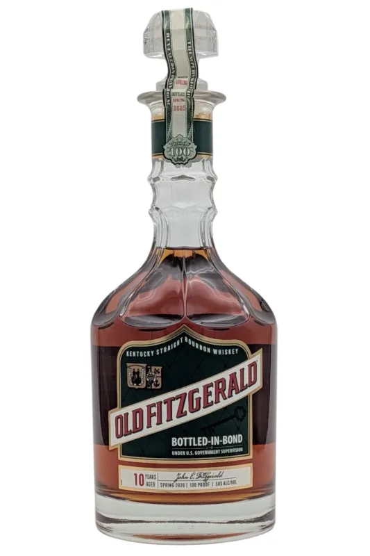Old Fitzgerald 10 Year Old Bottled-in-Bond Kentucky Straight Wheated Bourbon Fall 2026 Edition Decanter