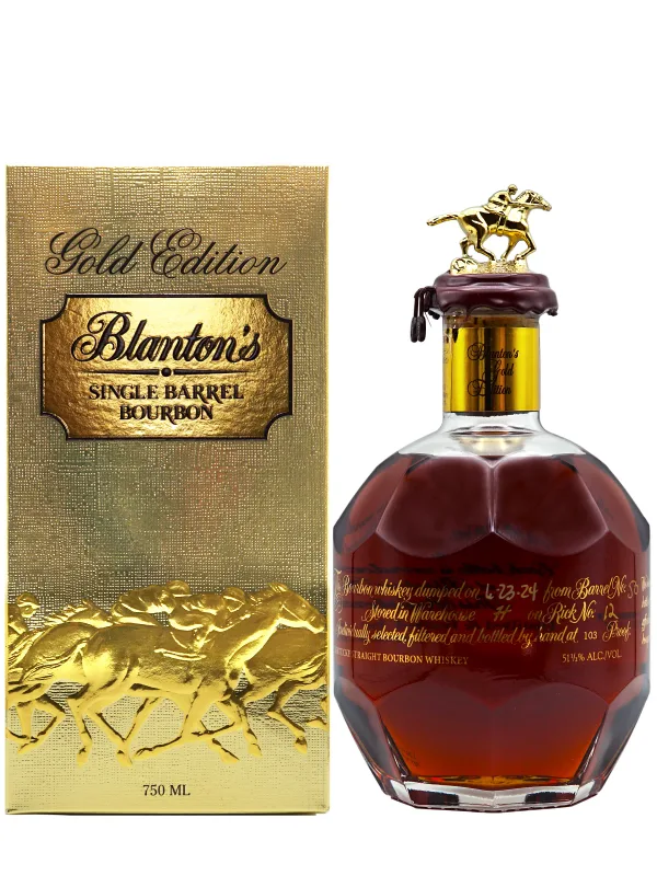 Blanton's Single Barrel Gold Edition (Takara Gold) (75cl, 51.5%)
