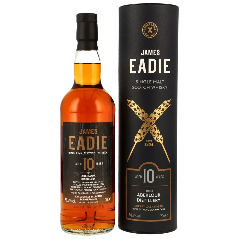 Aberlour – 2014 10 Year Old Quarter Cask #378483 James Eadie