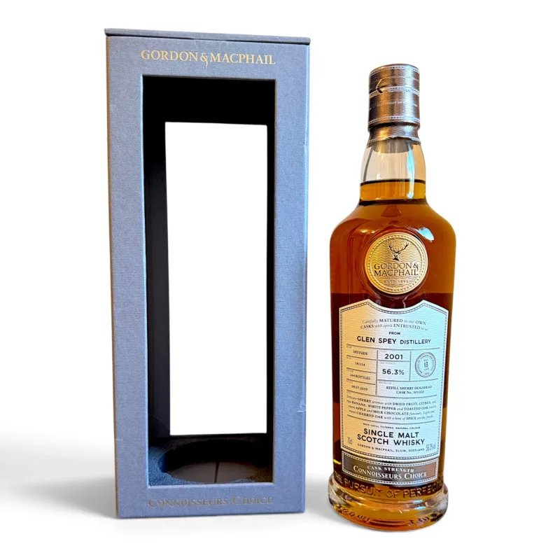 Glen Spey – 18 Year Old 2001 Gordon & MacPhail Connoisseurs Choice Single Sherry Hogshead #301020