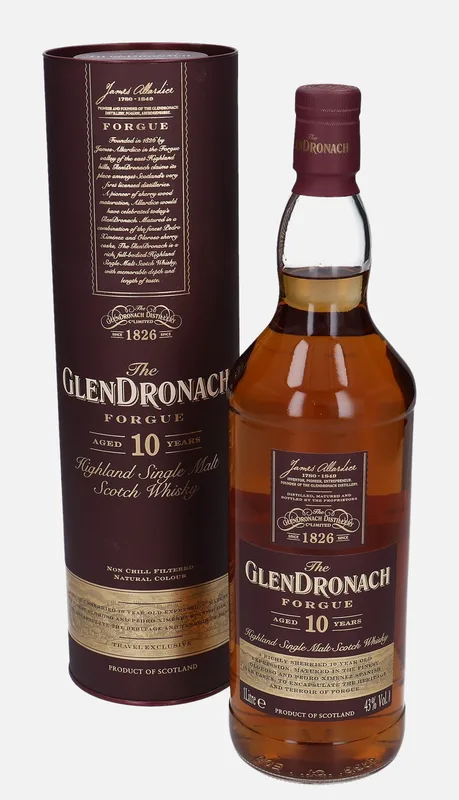 Glendronach – Forgue 10 Year Old (1L, 43%)