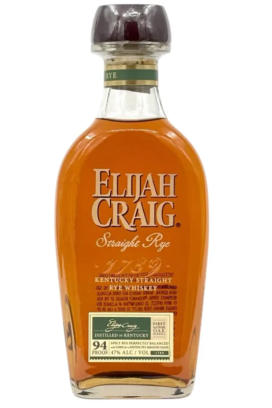Elijah Craig Straight Rye Whiskey