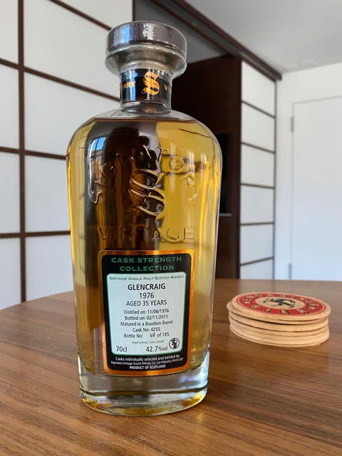 Glencraig – 35 Year Old 1976 Signatory (70cl)