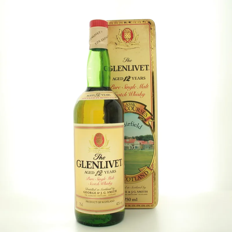 Glenlivet 12 Year Old Classic Golf Courses Muirfield (1980s Edition)