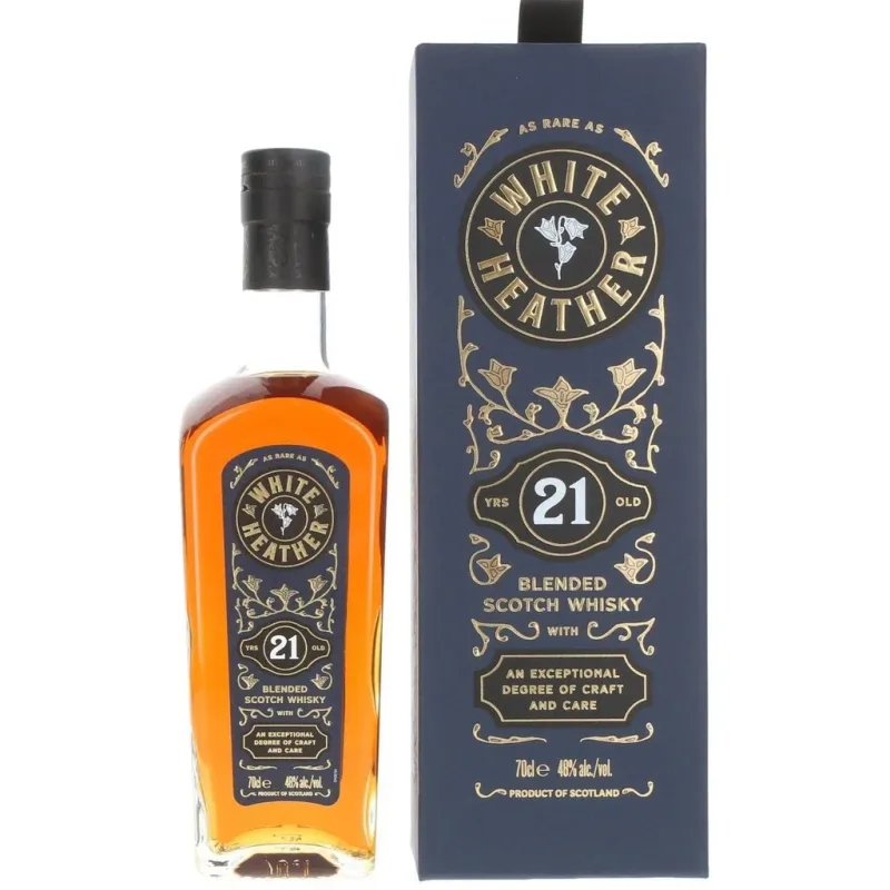 Glenallachie White Heather 21 Year Old Blended Scotch Whisky