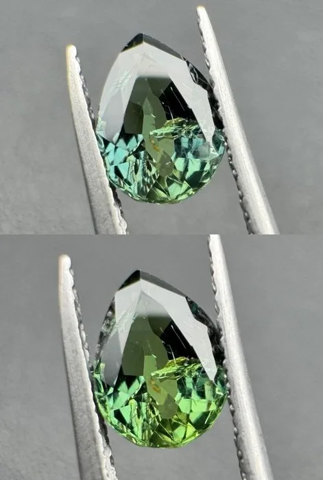 Green, Blue, Yellow Sapphire - 1.17 ct - International Gemological Institute (IGI) - No Treatment Color-Change