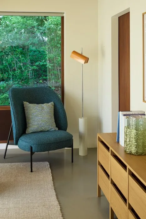 Hübsch - Lotte Knudsen - Floor lamp - Reflector LED Floor Light - Metal - Pastel Pop Aesthetic