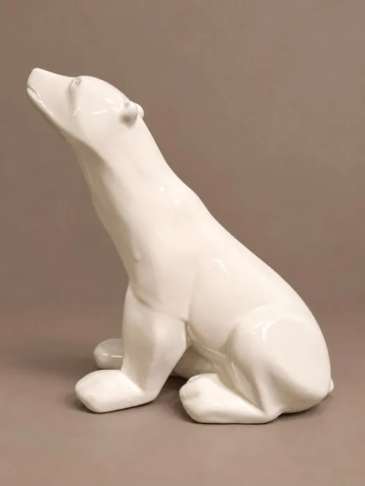Figurine - Ijsbeer mid-century stijl - Porcelain
