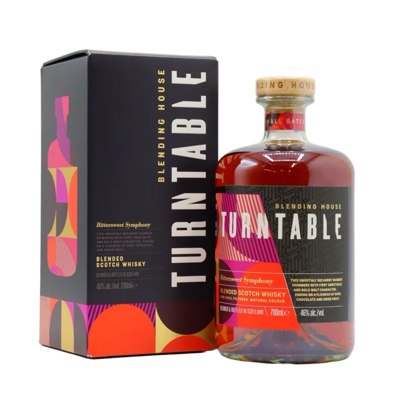 Turntable Spirits Bittersweet Symphony Teaninich, Balmenach PX, North British & Speyside Blended Scotch Whisky (2023) (70cl, 46%)