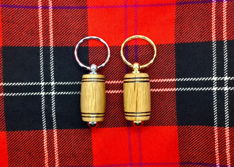 Authentic Oak Whisky Barrel Keyring (N/A%)
