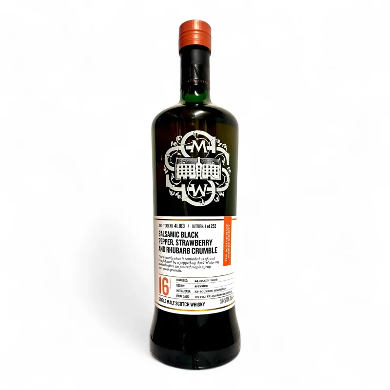 Dailuaine – 16 Year Old 2006 SMWS 41.163 Balsamic Black Pepper Strawberry and Rhubarb Crumble (2025) (70cl)