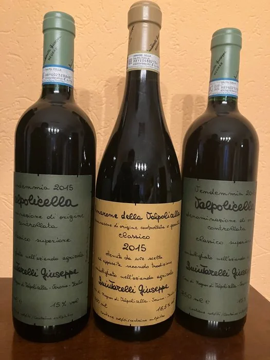 Quintarelli Giuseppe: Amarone 2015 & Valpolicella 2015 x2 - Amarone della Valpolicella, Valpolicella Classico - 3 Bottles (0.75L)