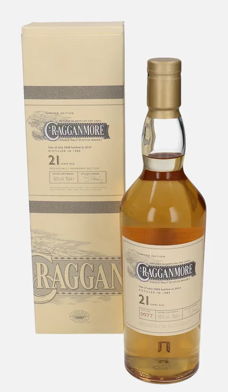 Cragganmore – 1989 21 Year Old (70cl, 56%)