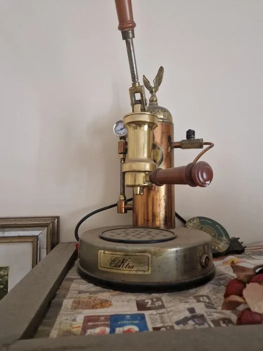 Elektra - Coffee maker - S1 - Brass, Copper, Steel