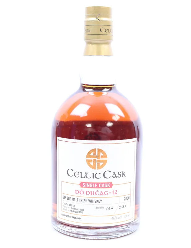 Celtic Cask 12 Single Cask Bottle No.166