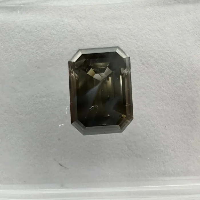 1 pcs Diamond (Natural coloured) - 1.14 ct - Fancy dark Greenish Grey - SI2 - International Gemological Institute (IGI)