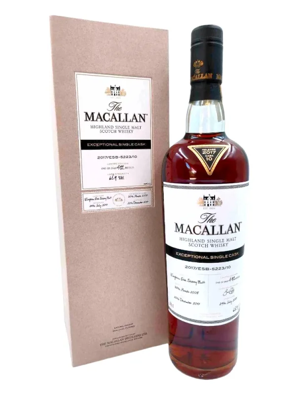 Macallan – 2005/2017 12yo Exceptional Single Cask 2017/ESB-5223/10 (70cl, 65.9%)
