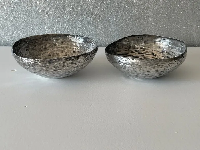 Bowl - Silver - Pair of Bowls