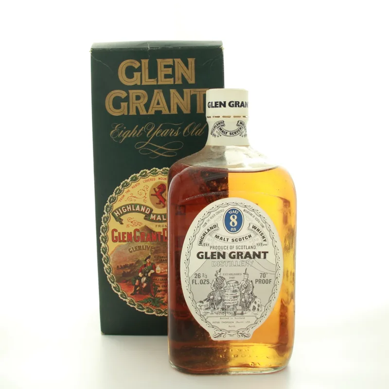 Glen Grant 8 Years Old 1970s (75.7cl, 70 Proof%)