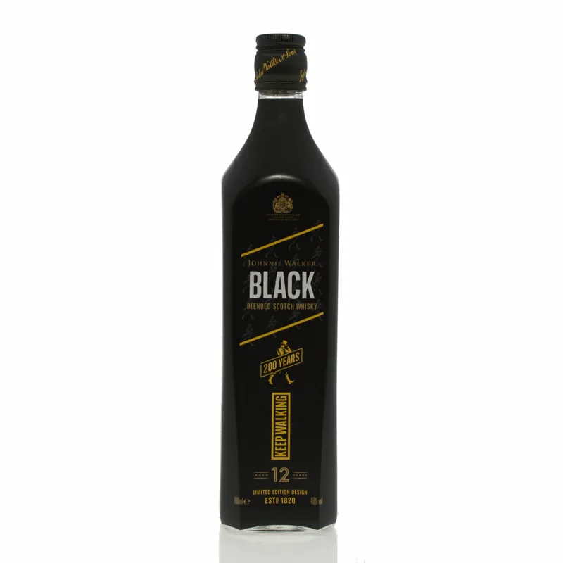 Johnnie Walker 12 Year Old Black Label - 200th Anniversary