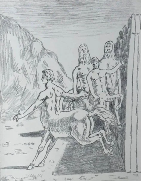 Giorgio De Chirico (1888-1978) - La famiglia dei Centauri