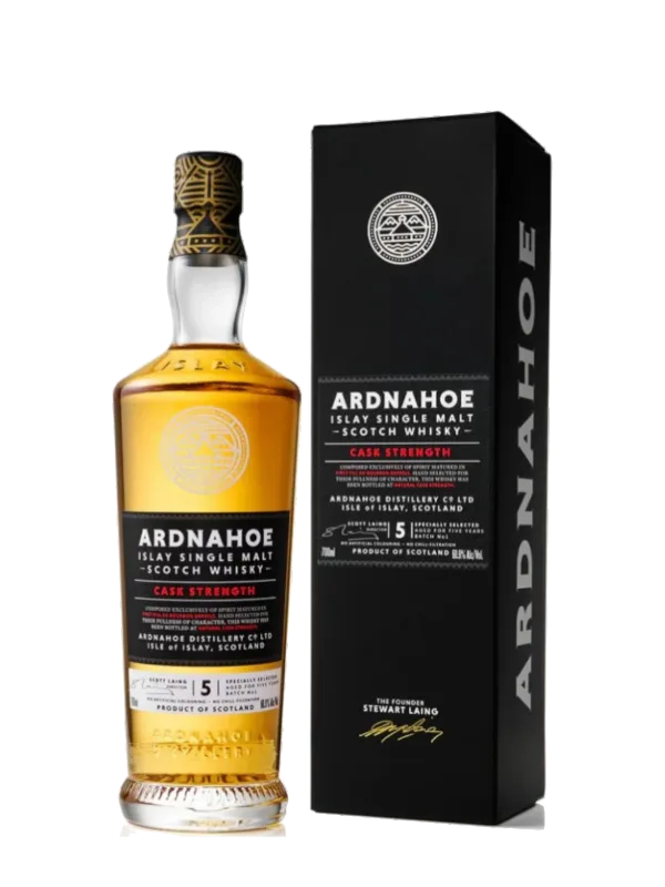 Ardnahoe – 5 Year Old Cask Strength Batch No. 1 Islay Single Malt Scotch Whisky