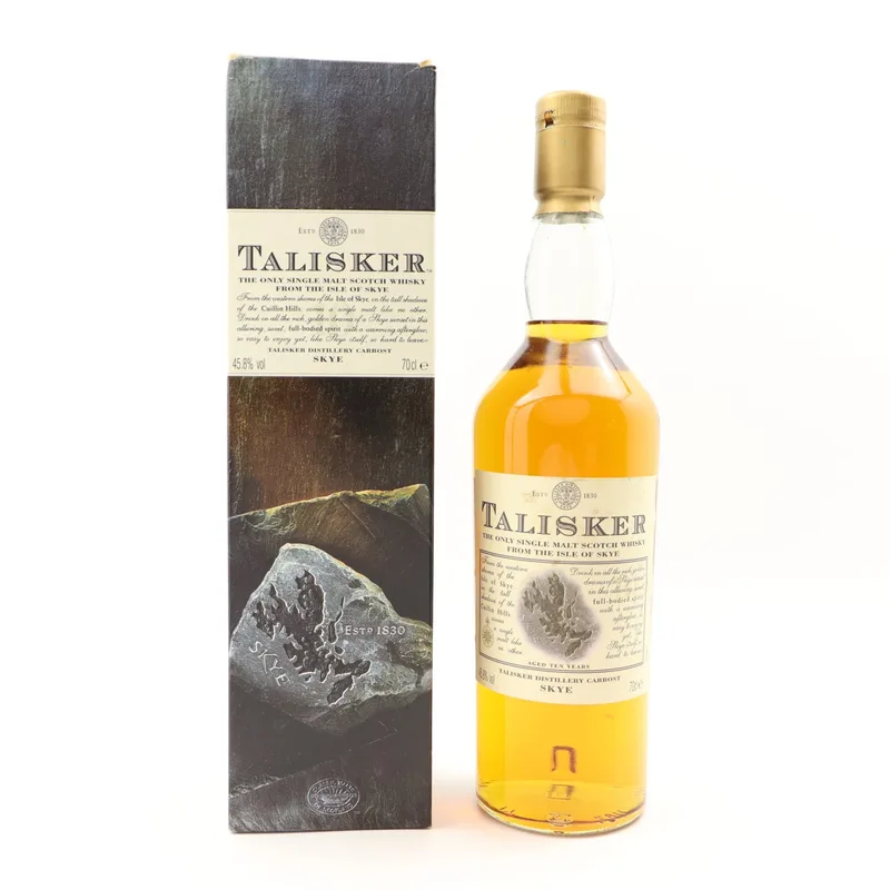 Talisker – 10 Year Old Stone Label Circa 1990’s (70cl, 45.8%)