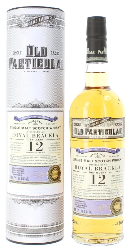 Royal Brackla – 12 Year Old Old Particular
