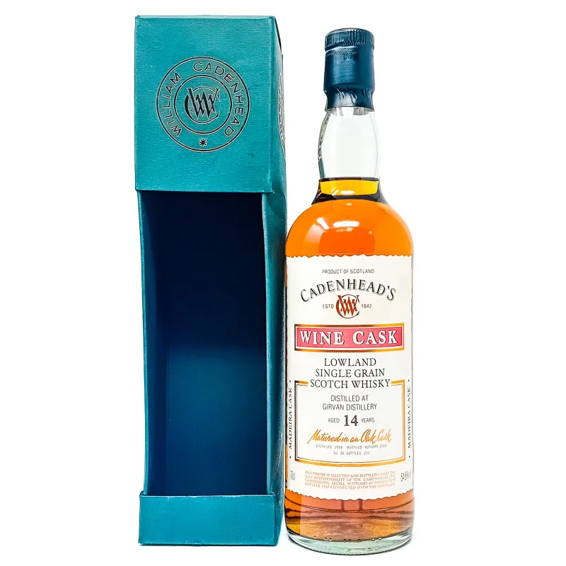 Girvan – 2006 14 Year Old Cadenhead's Wine Cask Single Grain Scotch Whisky