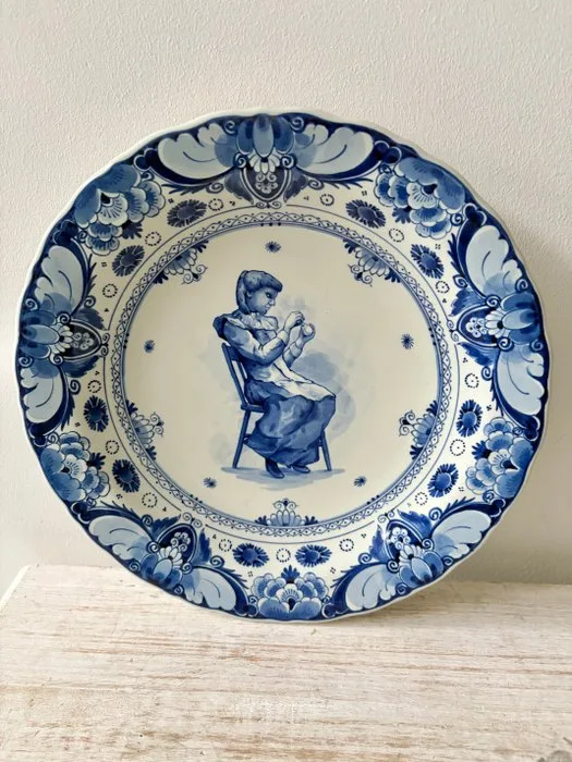 De Porceleyne Fles, Delft - Wall plate - Für Philips Lighting - Ceramic - 1984 - 29 cm