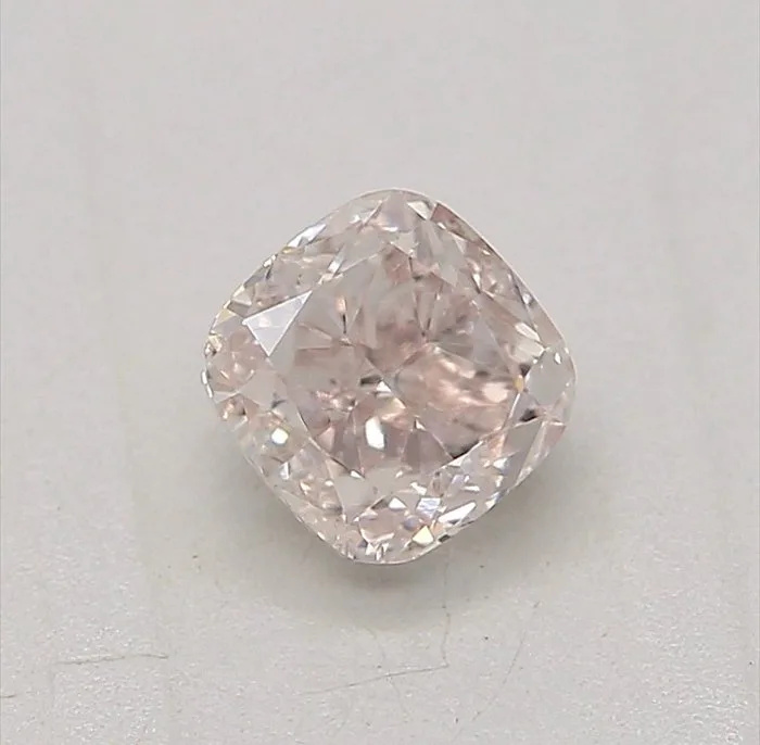 1 pcs Diamond (Natural coloured) - 0.33 ct - Cushion - Light Pink - SI1 - Gemological Institute of America (GIA) - Light Pink SI1 GIA