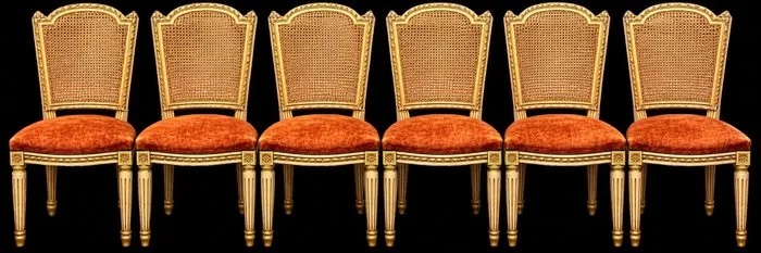 Seating group - Beech - Set of 6 dining chairs