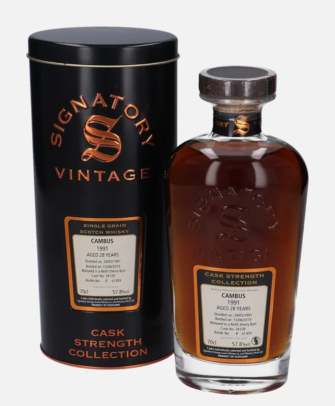 Cambus – 1991 28 Year Old Signatory Vintage Scotch Whisky Co. Cask Strength Collection
