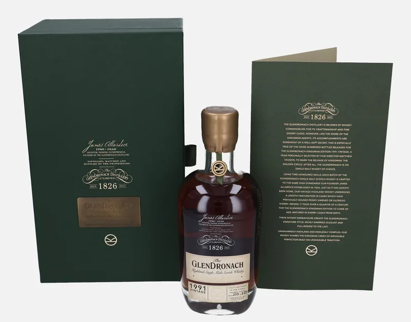 Glendronach – Kingsman Edition 1991 25 Year Old (70cl, 48.2%)