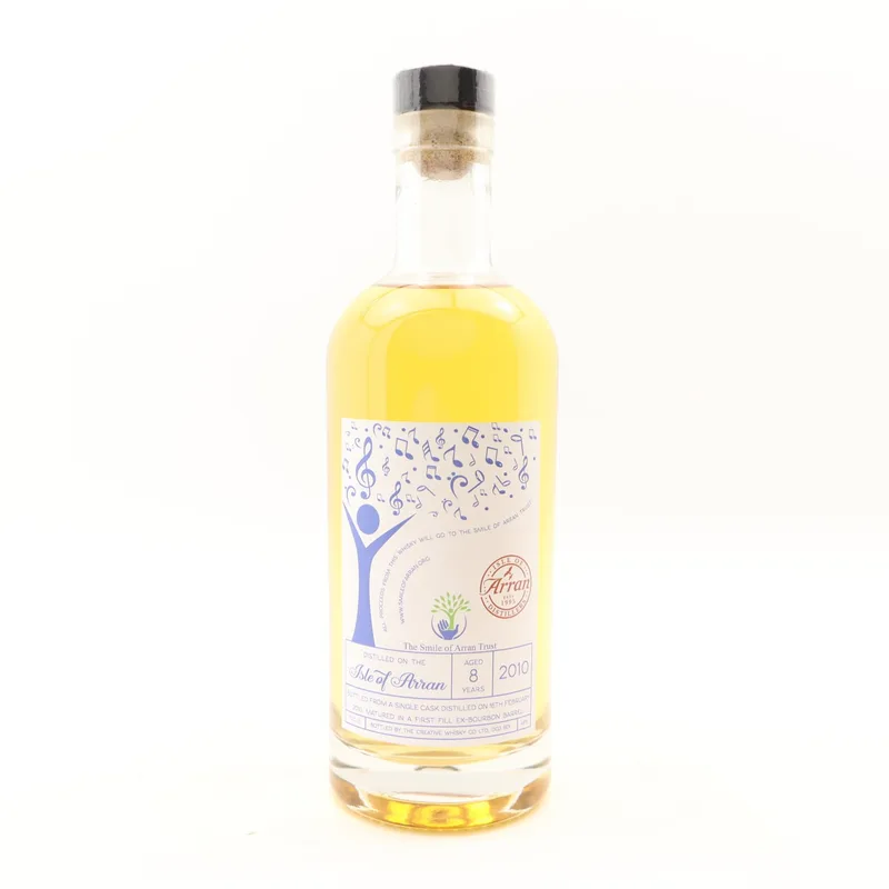 Arran – 2010 8 Year Old Creative Whisky Co 'For The Smile Of Arran Trust' (70cl, 48%)