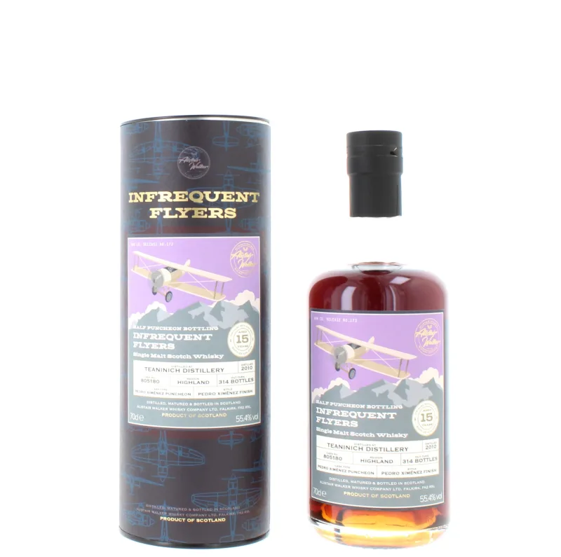 Teaninich – 15 Year Old Infrequent Flyers Cask No. 805180