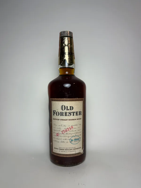 Old Forester Kentucky Straight Bourbon Whisky, Bottled 1979 (94.6cl, 43%)