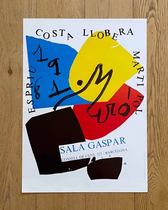 Joan Miró - Joan Miró – Costa Llobera · Espriu · Martí Pol – Sala Gaspar Barcelona 1981 - 1980s