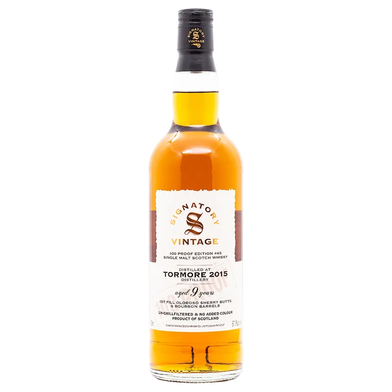 Signatory Vintage Tormore 9 Year Old 2015/2025 100 Proof Edition #45 (70cl, 57.1%)