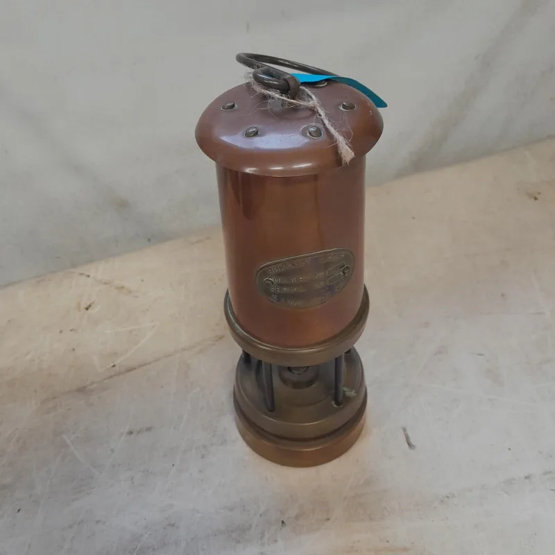 Vintage miners lamp, no lens glass