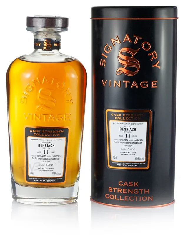 Benriach – 11 Year Old 2015 Signatory Cask Strength (58.5%)