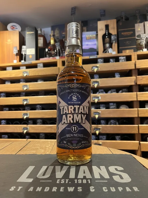 Ben Nevis – 11 Year Old 'Tartan Army' Signatory Sherry Cask Matured (70cl, 46%)