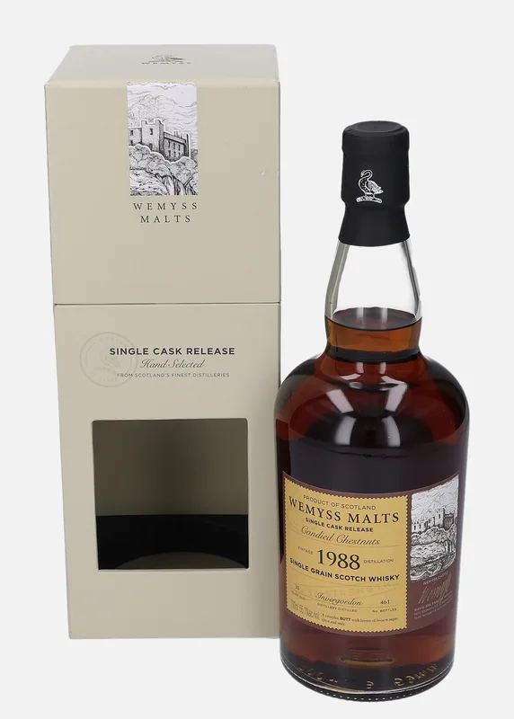 Invergordon – Candied Chestnuts 1988 30 Year Old Wemyss Vintage Malts Wemyss Malts