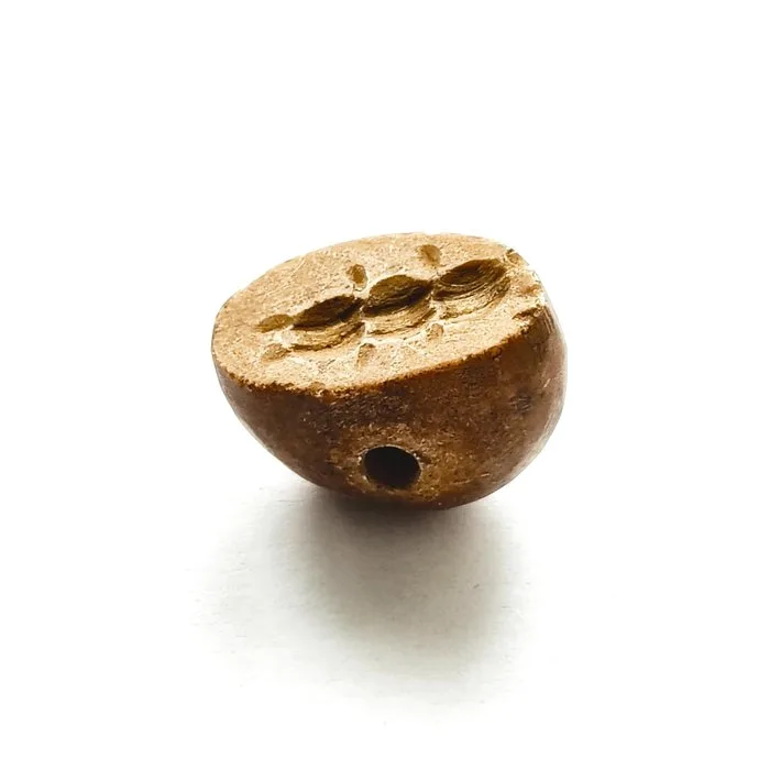 Silk Road, Central Asia Jasper Rare Insect Ant Bead Seal Talisman - 19 mm