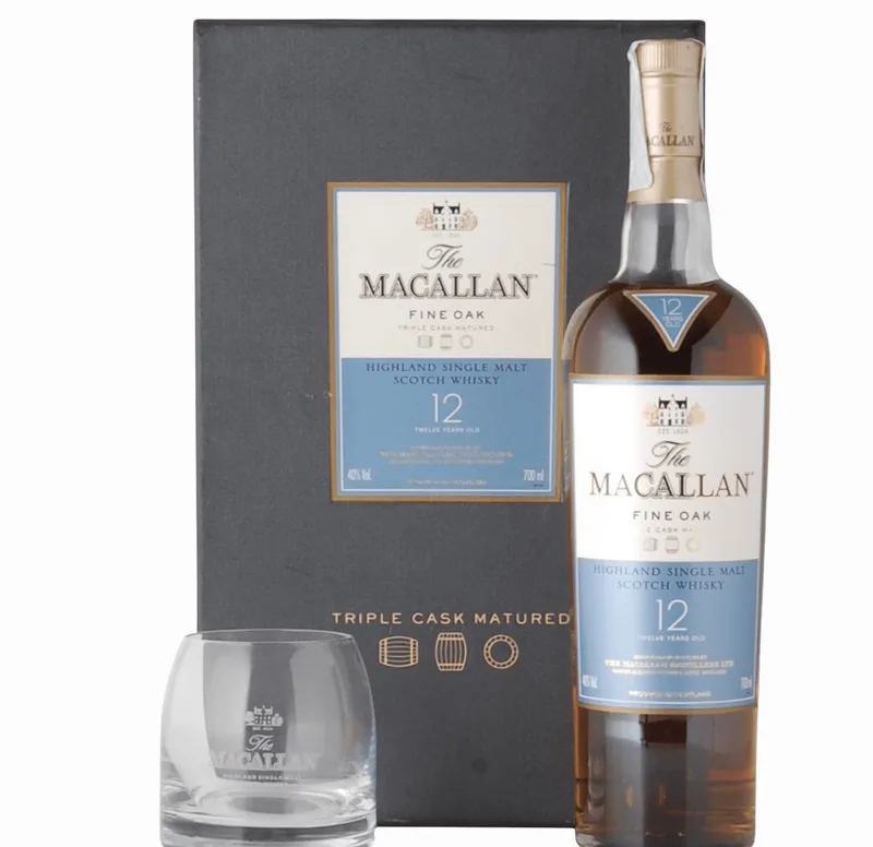 Macallan 12 Year Old Fine Oak – Glass Gift Set