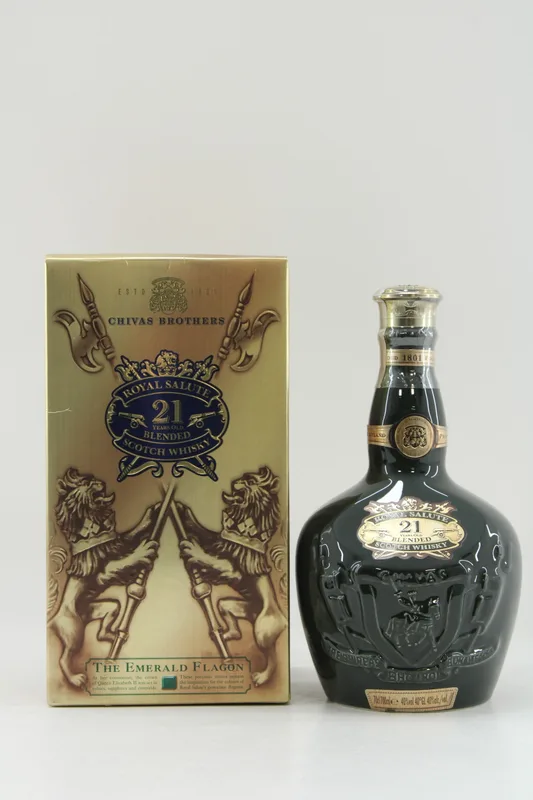 Chivas Royal Salute - 21 Years Old - Emerald Flagon
